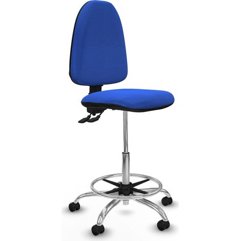 piqueras-y-crespo Aýna taburete de trabajo azul altura regulable