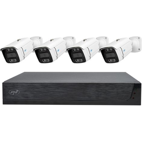 Kit videosorveglianza PNI House IPMAX POE 3LR, NVR con 4 porte POE e 10 in rete (1/5)