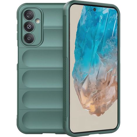 Funda antigolpes para juegos Samsung Galaxy M35, color verde. (1/5)