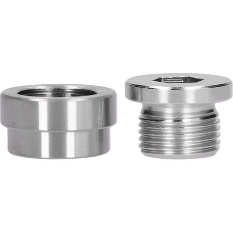 Bouchon fileté, écrou à souder, douille hexagonale, accessoire pour capteur d'oxygène, raccord pour dispositif d'échappement M18 (1/5)