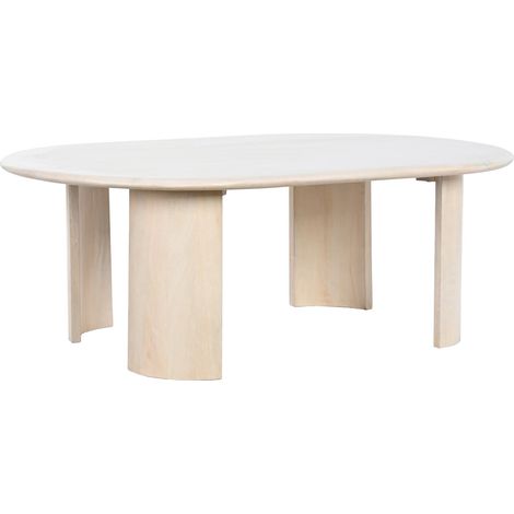 Table Café Mangue 130X79X46 Blanc (1/4)