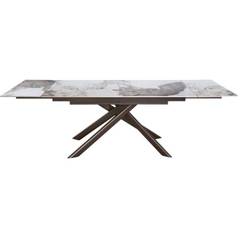 Dimo Tavolo Allungabile Tromso Marrone Ceramica 160–240 cm (1/4)