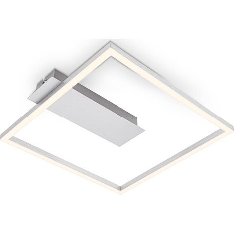 Plafonnier LED Frame, plafonnier LED blanc chaud, lampe 12W, lampe de salon, lampe de chambre, 320x300x50 mm (LxlxH) (1/5)