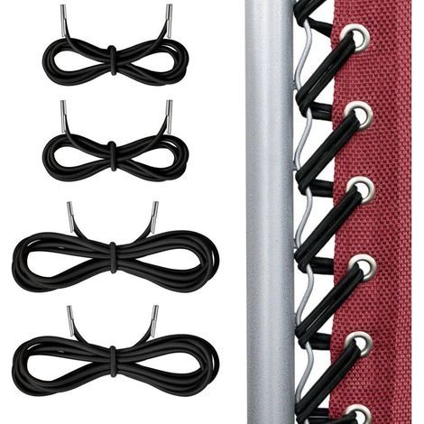 Tendeur pour chaises longues, transats de jardin, transats de plage, transats, transats, Tendeur pour chaises Lafuma RSXA Merax, lot de 4, noir (1/4)