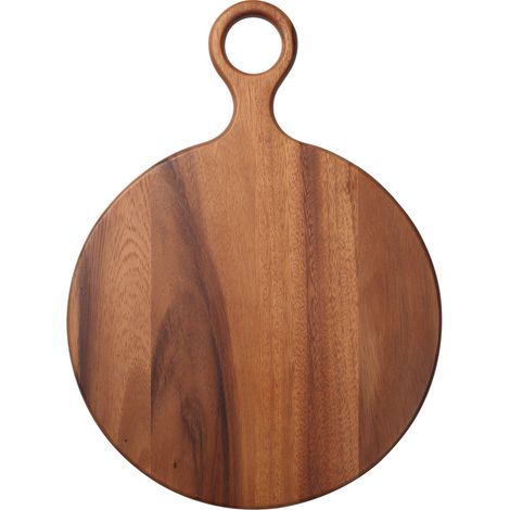 T&g Woodware - Planche à découper ronde 33 cm en acacia (1/2)