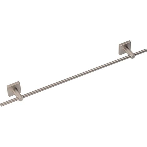 Croydex Wall Mounted FlexiFix Chiswick Towel Rail Stainless Steel Brushed Nickel (1/5)