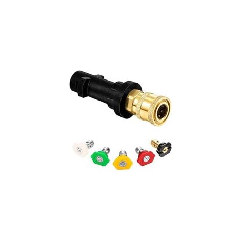Adaptador hembra de latón de 6,35 mm para pistola de hidrolavadora de alta presión Karcher K2 K3 K4 K5 K6 K7 - Crezuo