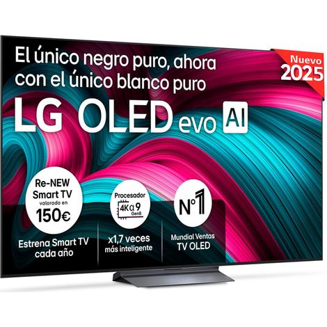 LG OLED evo AI OLED65C54LA 165,1 cm (65") 4K Ultra HD Smart TV Wifi Schwarz