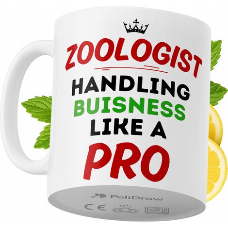 Lustige Tasse für Zoologen – Kaffee- oder Teetasse mit witzigem Textdesign – ideal für Geburtstage, Namenstage, Feiertage und besondere Anlässe. Hochwertige Tasse für Zuhause, Büro und Arbeit. Farbe: (1/5)