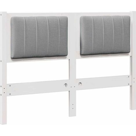 Maison Exclusive - Testiera imbottita con testiera Bianco 120 cm Pino massello