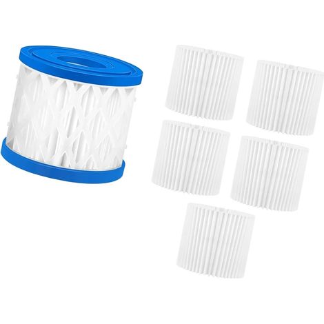Cartouches filtrantes gonflables pour baignoire compatibles avec les accessoires 90352E, 58323 et 90427E. (1/5)