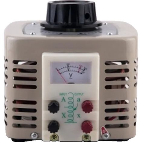 Variac-Transformator, 2 Ampere Ausgang, 0-250V AC Eingang, Hochwertige elektrische Komponenten, Kompaktes Design, Überlastschutz (1/4)