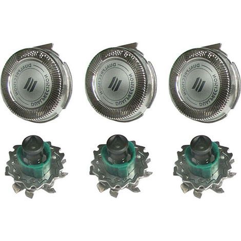 3er-Pack Ersatzklingen für Philips Rasierer RQ11, RQ10, RQ12, RQ32, RQ1185CC, RQ1195CC, YS1106, YS1108, RQ1050, RQ1075, RQ1060, RQ1090 (1/5)