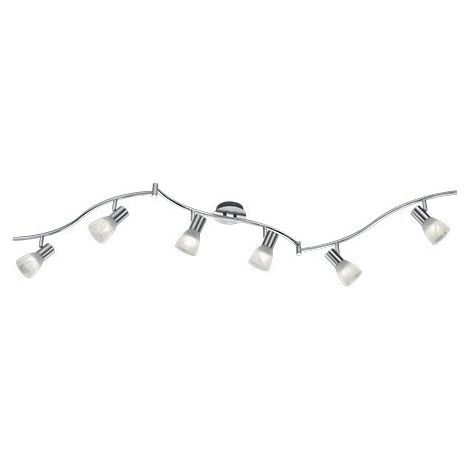 Plafón 6 Focos E14 Orientable Levisto Níquel Trio Iluminación (1/2)