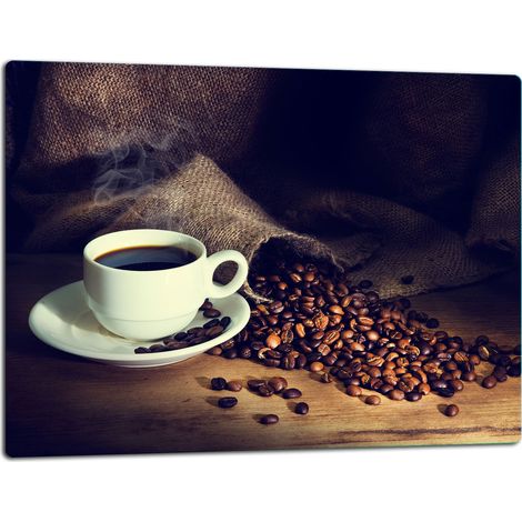 Glasschneidebrett 52x40 Kaffee (1/5)