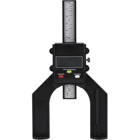 Jauge de hauteur - - Modèle numérique 0-80 mm - Plastique technique - Aimant intégré - Modes ABS/INC (1/4)