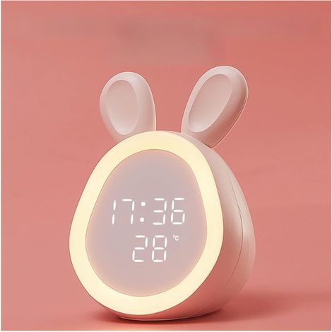 yaoqijie LED Horloge de Chevet numérique Table Bureau USB (1/4)