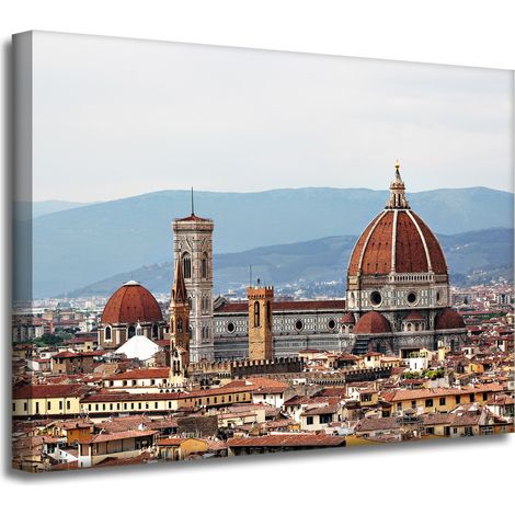 Leinwandgemälde Architektur von Florenz 40 x 30 cm