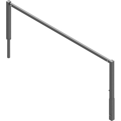 Schake, Barrière pivotante, avec barre supérieure, galvanisé à (1/2)