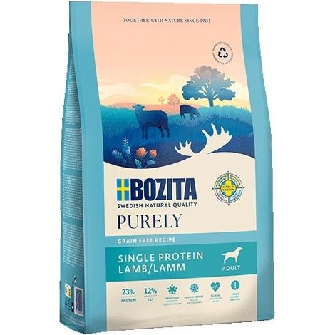 BOZITA Aliment pour chiens 100% agneau, sans céréales et hypoallergénique 2,5 kg