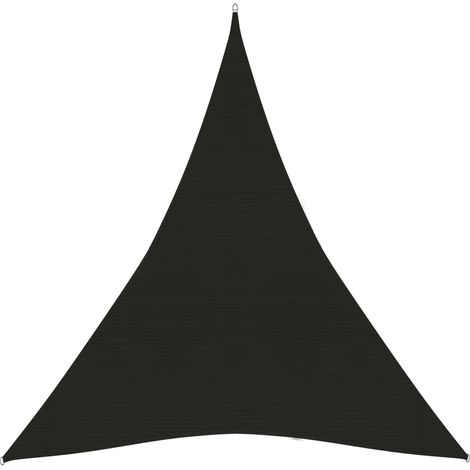Voile d'ombrage Voile de parasol - 160 g/m² Noir 4x5x5 m PEHD BV767891 - BonneVie (1/5)
