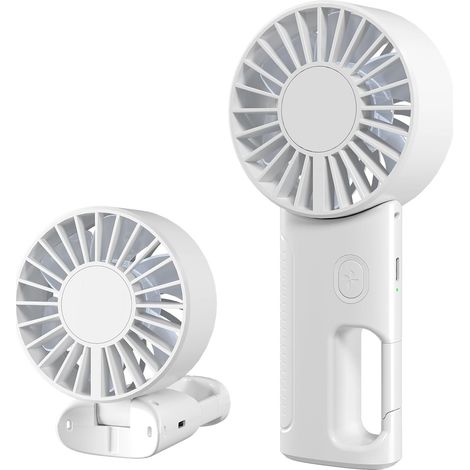 Ventilateur portable à 4 vitesses réglables, ventilateur USB pour la maison, le bureau, l'extérieur et les voyages (1/5)