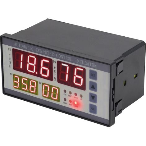 Contrôleur D'incubateur Contrôle Automatique de l'humidité et de la Température pour les Couvoirs Domestiques et les Laboratoires AC160V-240V (1/5)