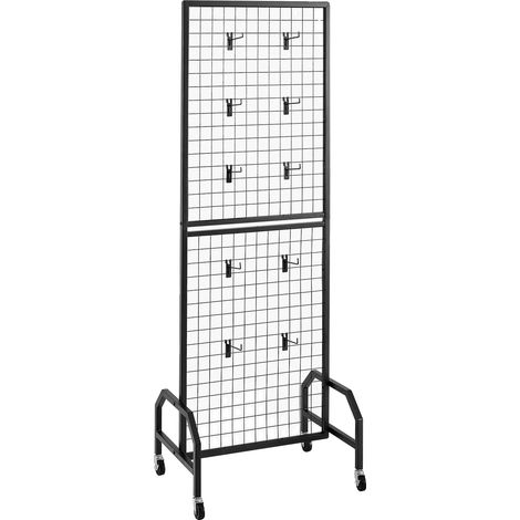 Wandpaneel-Displayregal, langlebiger Stahl, tragbares Design, 60-70 Zoll 3 Packs (1/2)