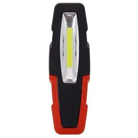 Lampada tascabile ricaricabile portatile, 450 lm, luce bianca e rossa, impermeabile IPX4, batteria integrata 2000 mAh, ideale per campeggio, escursioni, emergenze e uso quotidiano