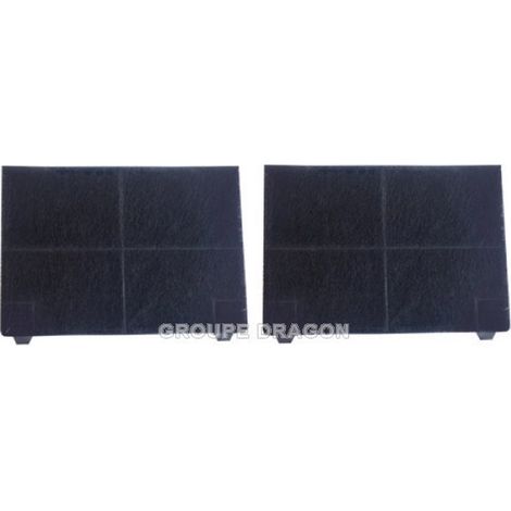 Set di 2 filtri a carbone 5403001 193 x 137 x 20 mm - Cappa aspirante - BRANDT - 529913663946721049