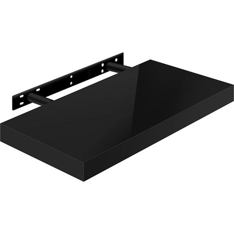 WOLTU Étagère Murale, Tablette Murale Panneau de Bois, Étagère Flottante, Étagère à Livres, 50x22, 9x3, 8cm, Nior RG9477sz