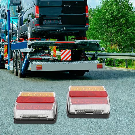 LED Kennzeichenleuchte Bremsleuchte für universelle LKW Anhänger unter 80 Zoll (1/5)
