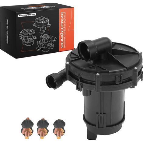 Bomba de aire secundaria, tensión de funcionamiento de 12 V, 2 contactos de conexión, 1 conexión, diseño compacto, compatible con modelos de automóviles. (1/5)
