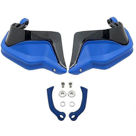Protège-mains ABS pour moto BMW F900R F900XR F 900 XR F900 R 2019 2020 2021 - Protection pare-brise et mains contre le vent - Ensemble bleu et noir
