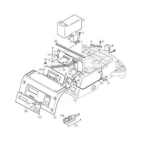 RICEVITORE C Canale ORIGINALE STIGA - 1126-9119-01