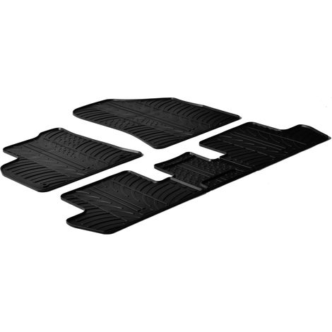 Set tappeti su misura in gomma - compatibile per Peugeot 3008 (05/0909/16) - Peugeot 5008 (11/0912/16)
