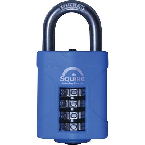 Heavy-Duty Rustproof Marine Combi Padlock 50mm by Squire CP50SBX – Heavy-Duty, Corrosion-Resistant, Secure Locking Solution