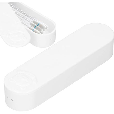 Boîte Rangement pour Coton-Tige, Petit Support de Coton-tige de Voyage Mini Boîte à Coton-tige de Stockage avec Couvercle Portable Outil de Stockage Cottonswab pour Distributeur de Coton-tige (1/5)