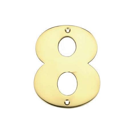 Porte numéro 8 en acier inoxydable avec vis GSC 003302608