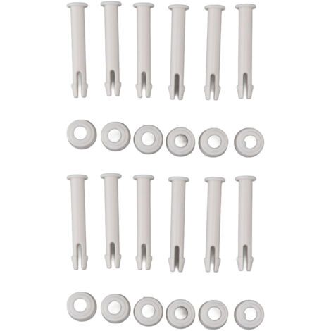 Kit de 12 attaches pour piscine INTEX 28270/28272, joints et chevilles PVC, 7 cm - Raccord pratique