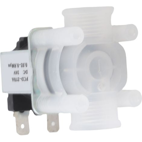 Électrovanne en plastique type NC normalement fermée 1/4 pouce 24V CC pour purificateur d'eau (1/5)