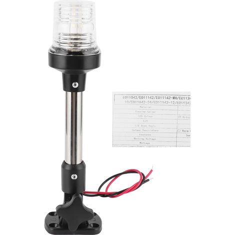 360° faltbare LED-Navigationsleuchte 4000-4500K für Boote, Yachten, Wohnmobile, Rundum-Schiffsbeleuchtung (1/5)