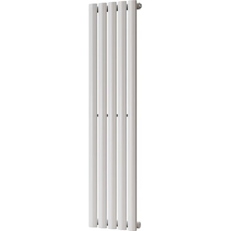 Omeara - White Vertical Radiator H1200mm x W290mm Single Panel