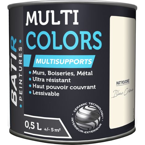 Batir Colores Múltiples Pintura Multiusos Mate en Polvo 0.5l - Batir
