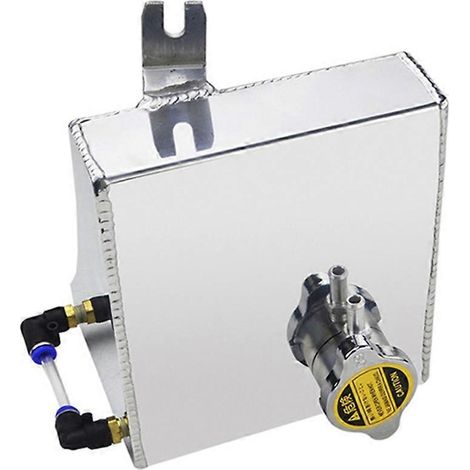 1,5-Liter-Kühlmittel-Ausgleichsbehälter aus Aluminium für 240SX, 240SX S13, SR20DET, KA24DE, KA24E, KA24, silberner Zusatz-Ausgleichsbehälter (1/5)