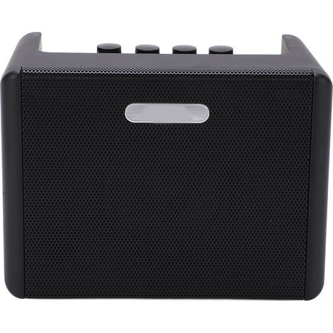 Mini haut-parleur portable pour guitare avec distorsion et délai à bande 2 canaux, idéal pour la pratique (prise 100-240 VAU). (1/5)