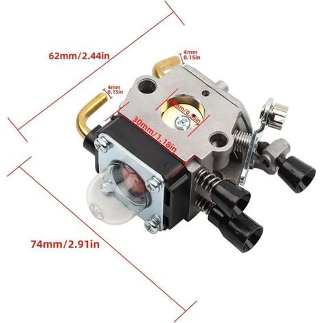 Kit carburateur pour STIHL FS55 FS55R FS55RC FS38 KM55 HL45 KM55R filtre à air kit pilote carburant kit bougie sept paquets (1/5)