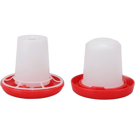 Abreuvoir pour poussins et volailles - Distributeur d'eau automatique pour élevage de poussins et oiseaux (1/5)