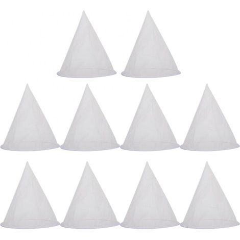Lot de 10 filtres à miel pour apiculture, sacs en maille pour outils d'extraction du miel (1/5)