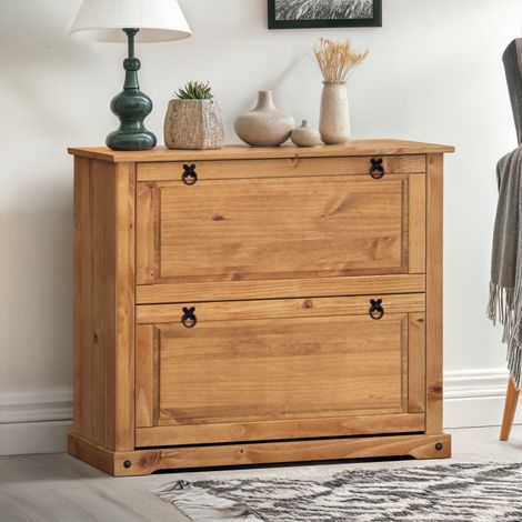 Corona 2 Shelf Shoe Chest